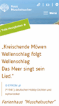 Mobile Screenshot of haus-muschelsucher.de